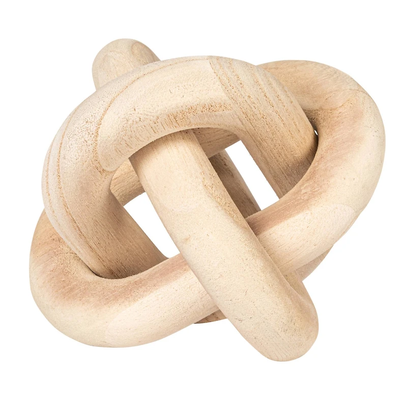 Hello Honey® 5.75" Rustic Pine Wood Chain Link Décor