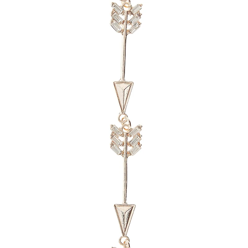 Light Rose Gold Metal Arrow Beads by Bead Landing™