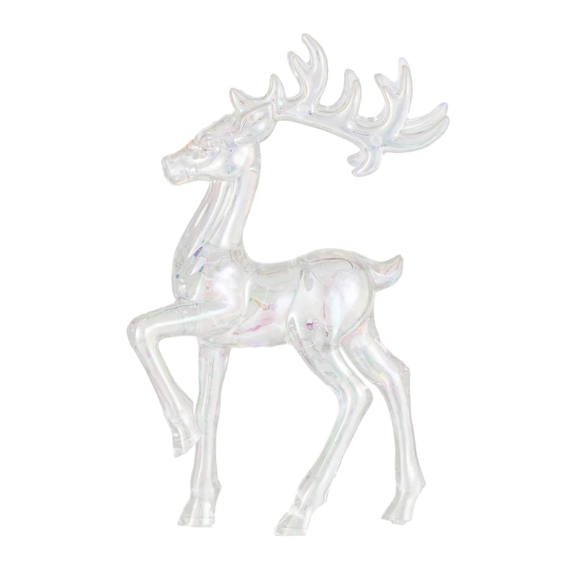 Hello Honey® 6.25" Iridescent Finish Acrylic Reindeer Décor
