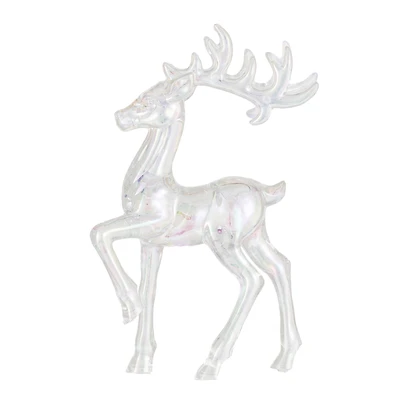 Hello Honey® 6.25" Iridescent Finish Acrylic Reindeer Décor