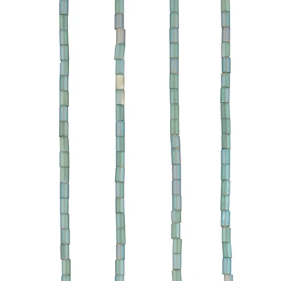 Blue Matte Glass Tube Beads, 2.5mm by Bead Landing™