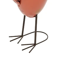 20" Pink Iron Eclectic Rooster Planter