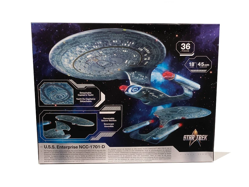 AMT® Star Trek: The Next Generation U.S.S. Enterprise NCC-1701-D 1:1400 Scale Model Kit