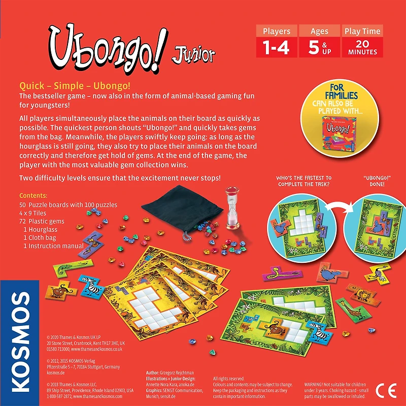 Thames & Kosmos Ubongo Junior Puzzle Game