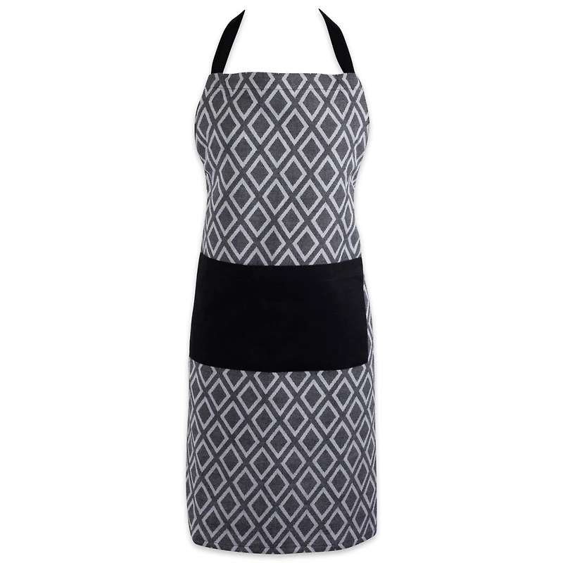 Black & White Diamond Chef Apron