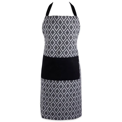 Black & White Diamond Chef Apron