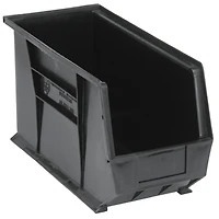 Quantum Storage Systems® Black 18" x 8.25" x 9" ULTRA Stack & Hang Bins, 6ct.