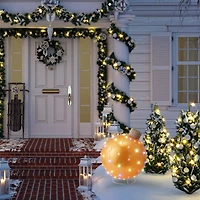 21" Gold Outdoor Lightshow Ornament