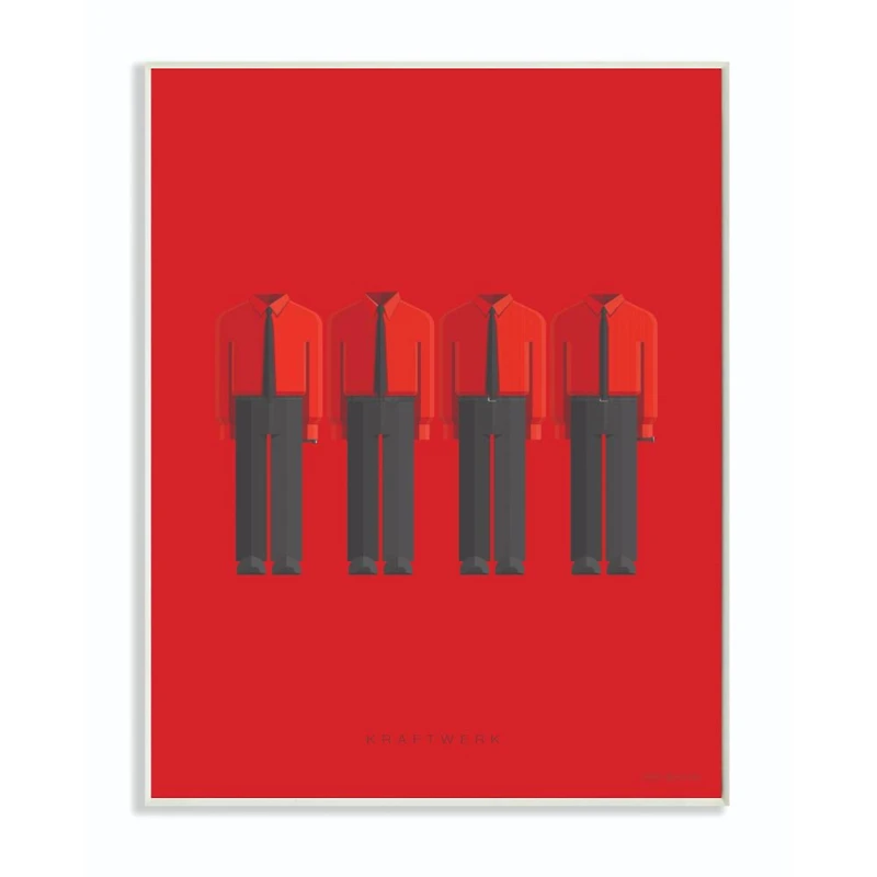 Stupell Industries Kraftwerk Fashion Design Wall Plaque
