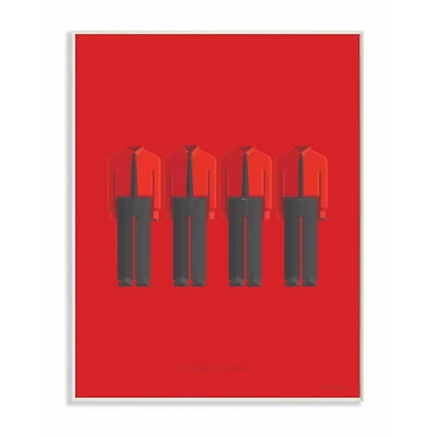 Stupell Industries Kraftwerk Fashion Design Wall Plaque