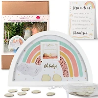 Kate Aspen® Boho Rainbow Frame Baby Shower Guest Book Alternative