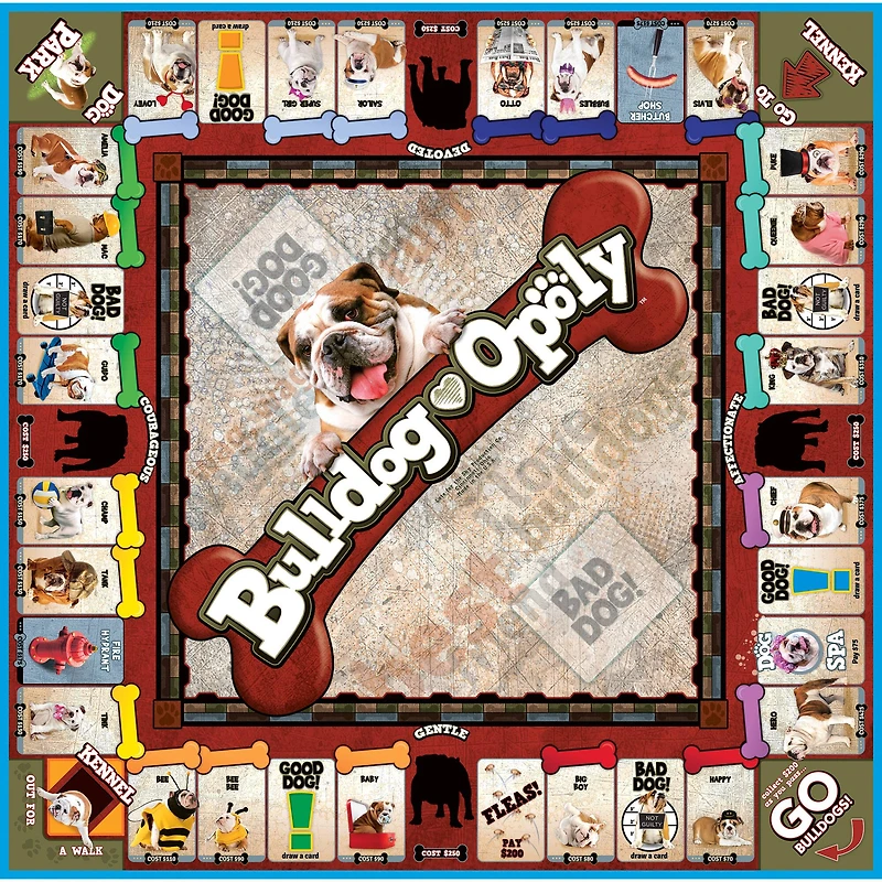 Late For The Sky Bulldog-Opoly™ Board Game