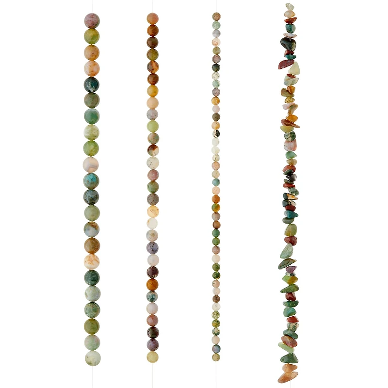 6 Pack: India Stone Mix Beads by Bead Landing™