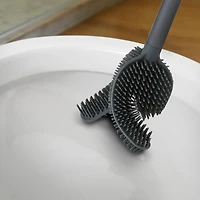 Joseph Joseph Flex 360 Luxe Advanced Toilet Brush with Stainless-steel Finish