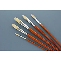 Protégé Hog Bristle Long Handle 5 Piece Brush Set
