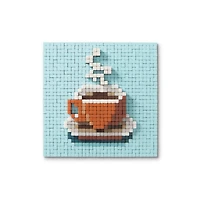 Coffee Pixelated Brick Art Kit by Make Market®