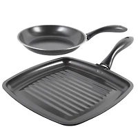 Gibson® Westleton Black 2-Piece Cookware Set