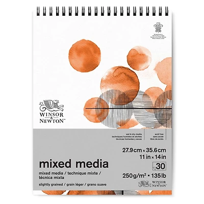 Winsor & Newton™ Mixed Media 135lb. Paper Pad