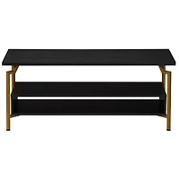 Household Essentials Crown 47" TV Stand with Storage Compartment