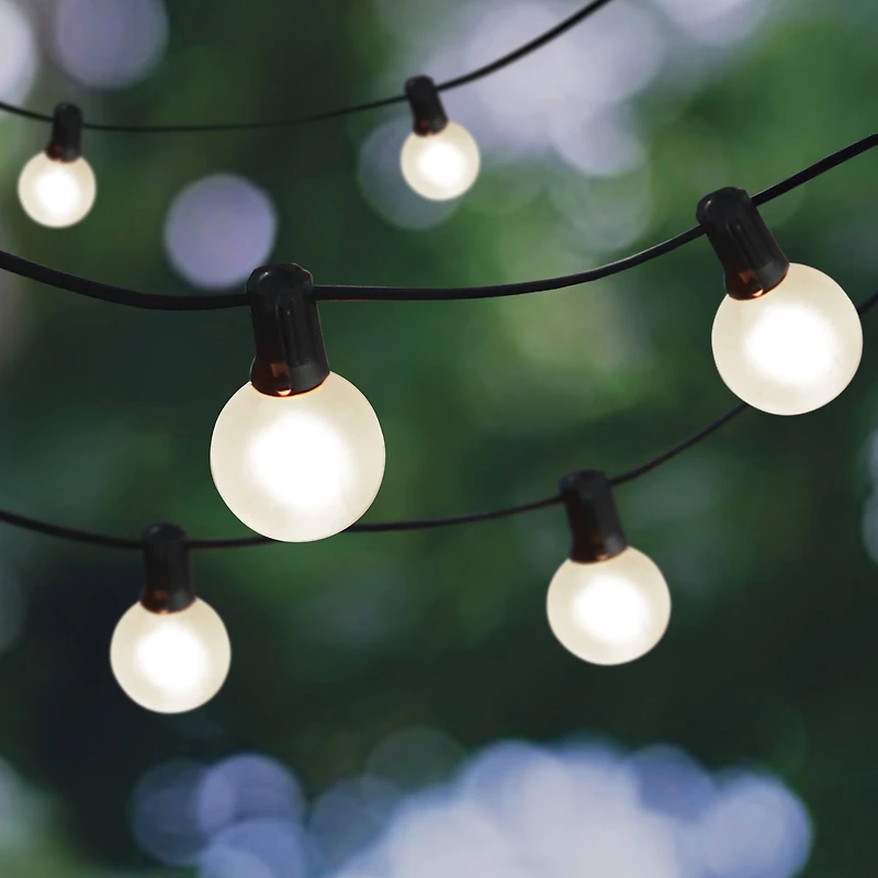8 Pack: 16ct. Frosted Globe String Lights by Ashland™