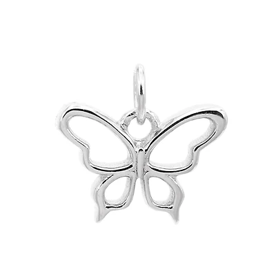 Sterling Silver Butterfly Icon Charm by Bead Landing™
