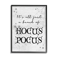 Stupell Industries Just A Bunch Of Hocus Pocus Phrase Framed Giclee Art