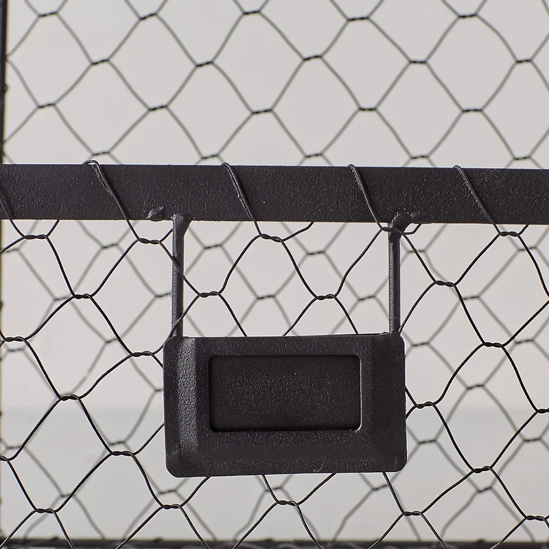 DII® Black Farmhouse Chicken Wire Organizer