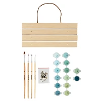 8" x 10" Abstract Water Paint-by-Number Kit with Wood Display Hanger by Artist's Loft®