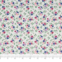 SINGER® Purple & Pink Floral Cotton Fabric