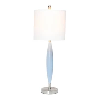 Lalia Home 27" Stylus Table Lamp with White Fabric Shade