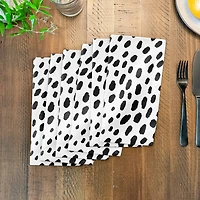 Monochromatic Spot Pattern 10" x 10" Cotton Twill Napkin