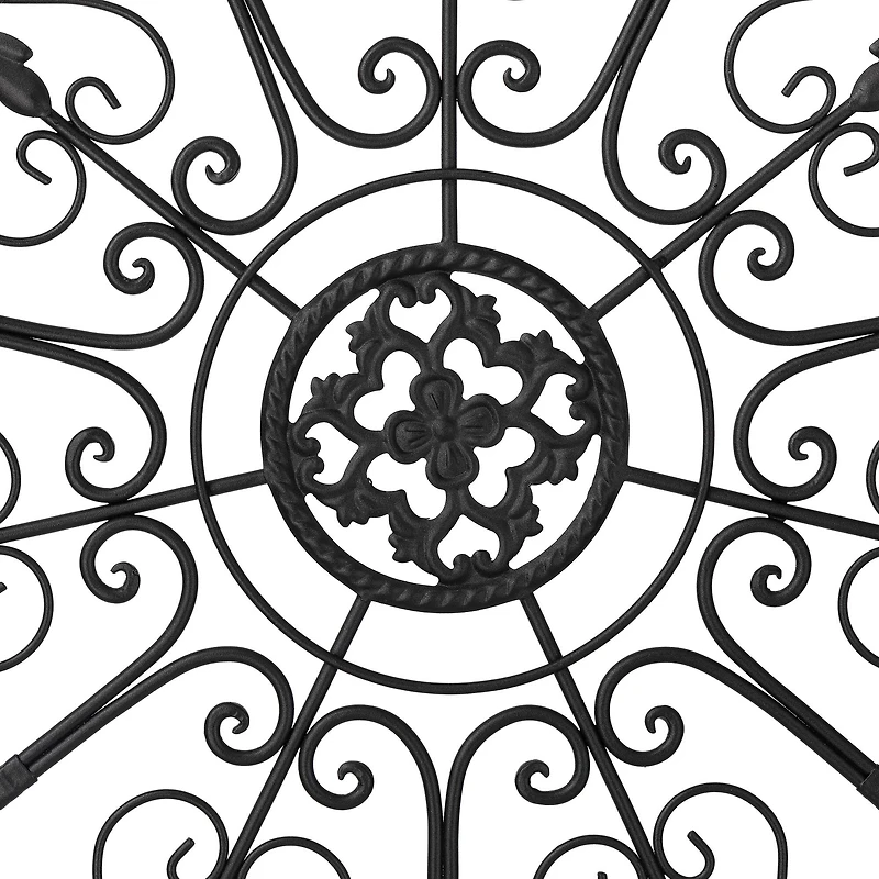 Glitzhome® 23.75" Traditional Iron Scroll Wall Décor