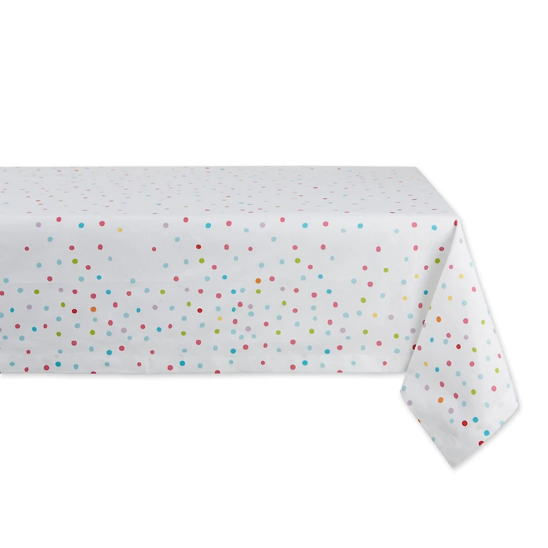 Confetti Toss Print Printed Tablecloth 52" x  52"