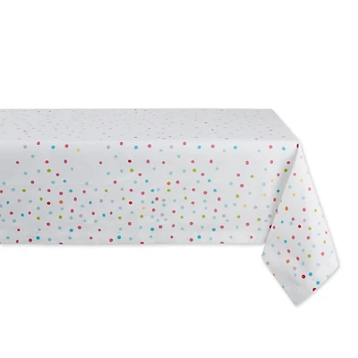 Confetti Toss Print Printed Tablecloth 52" x  52"