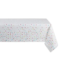 Confetti Toss Print Printed Tablecloth 52" x  52"