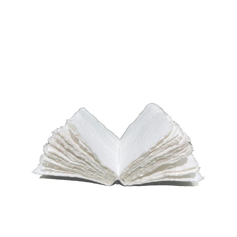 Lama Li Liasse White Soft Cover Handmade Book