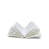 Lama Li Liasse White Soft Cover Handmade Book