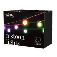 Twinkly™ Gen II 20ct. LED RGB Smart Festoon Light Strings