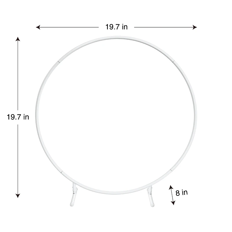 19.75" White Tabletop Hoop by Celebrate It™