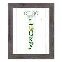 Oh So Lucky Framed Print 2 16" x 20" Western Gray Framed Print