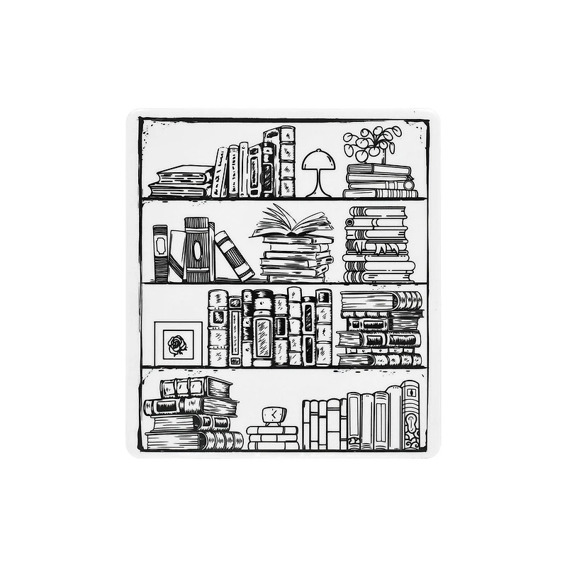 Full Book Shelf Cling Stamp by Recollections™