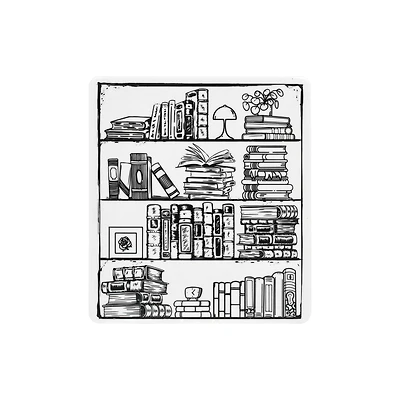 Full Book Shelf Cling Stamp by Recollections™