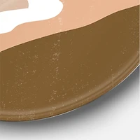 Designart - Lanscape With Full Moon In Terracotta Tones