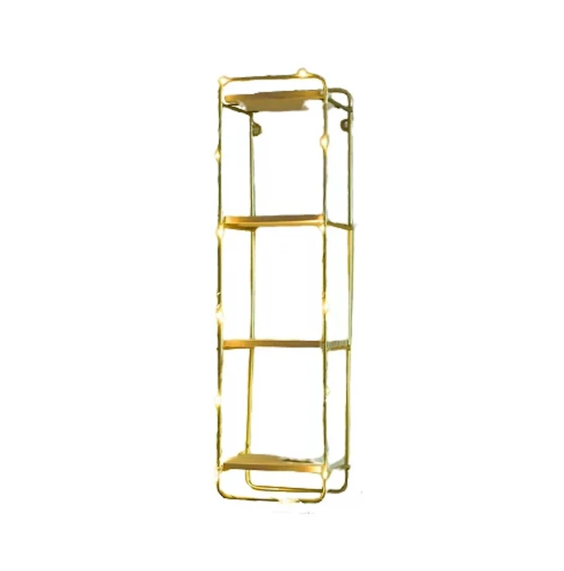 NEX™ 19.25" Gold Iron Pilaster Shelf