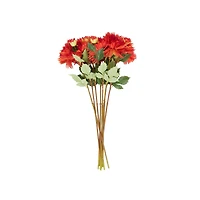 31" Red Dahlia Artificial Flower Stem, 8ct.