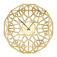 24" Contemporary Abstract Wall Clock