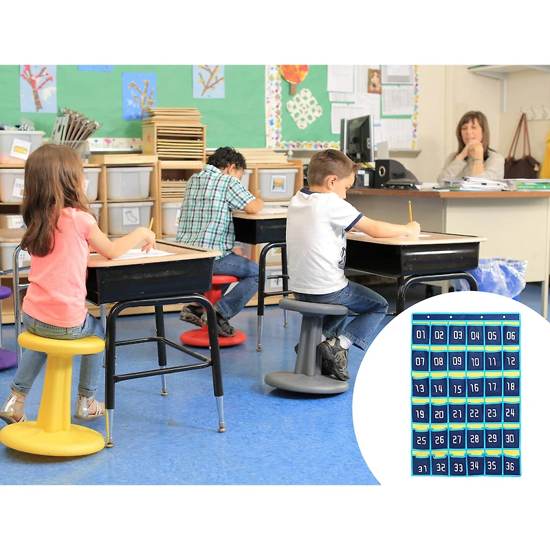 Kore Design™ 27" x 32" Hanging Cell Phone Pocket Storage Classroom Organizer