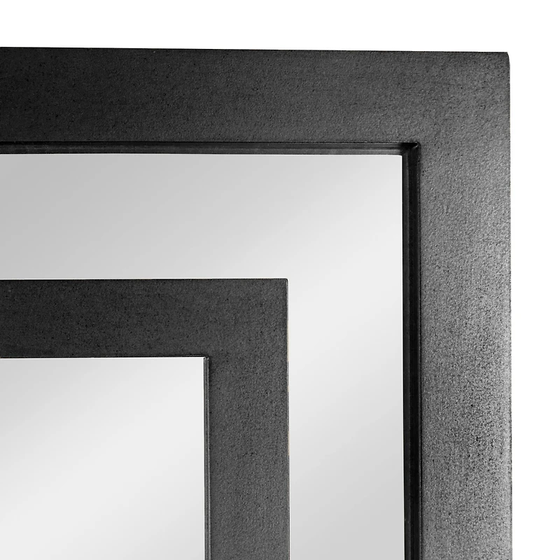 Hello Honey® 40" Geometric Art Deco Glass Wall Mirror