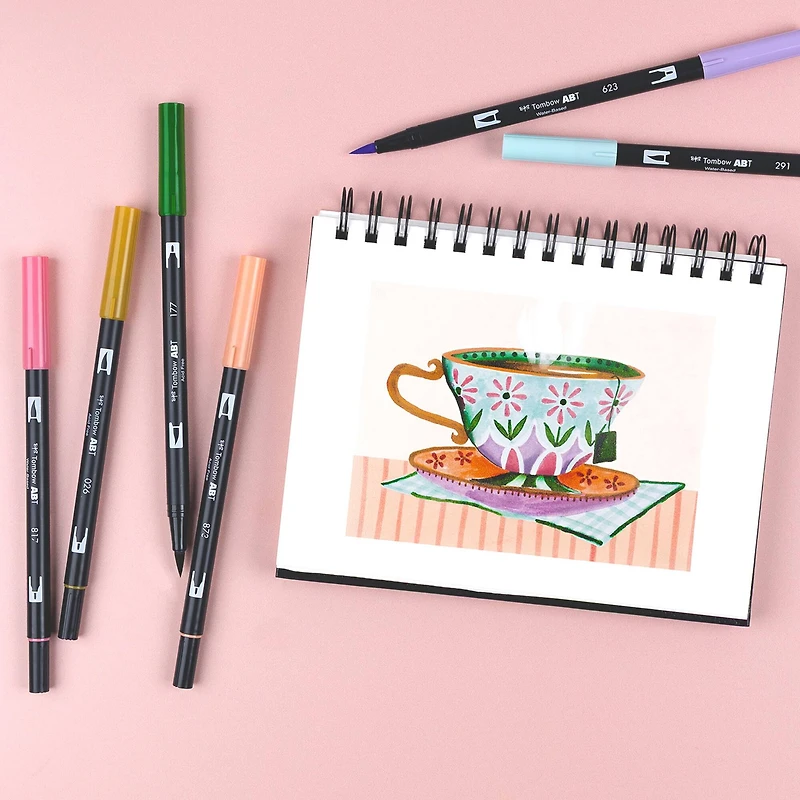 Tombow Teatime Dual Brush Pen Set