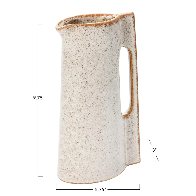 Hello Honey® 9.7" Sienna Stoneware Pitcher